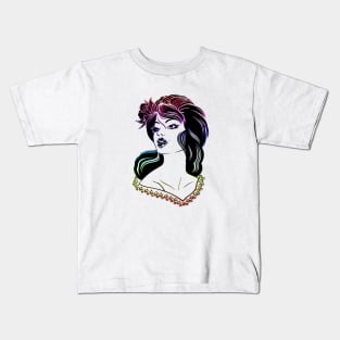 Rainbow Girl Kids T-Shirt